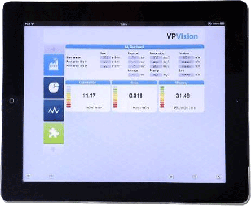 VP Vision flowmålersystem setup